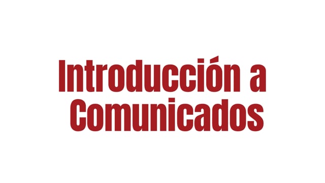 9.- COMUNICADOS